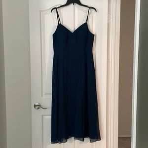 Azazie baby bridesmaid dress.